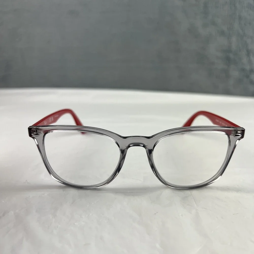 Ray-Ban Eyeglasses Kids RB1601 3812 Red Gray Crystal 48-18-130 Frames Only EUC